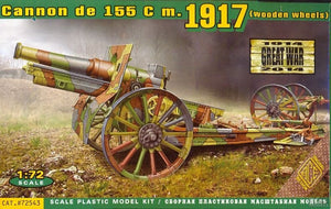 ACE 72543 Canon de 155 C modèles 1917 (1/72)