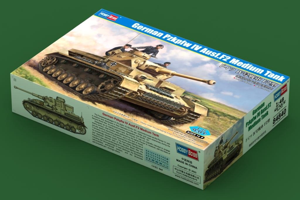 Hobby Boss 84840 Char moyen allemand Pzkpfw IV Ausf.F2 1/48 – immagine 2