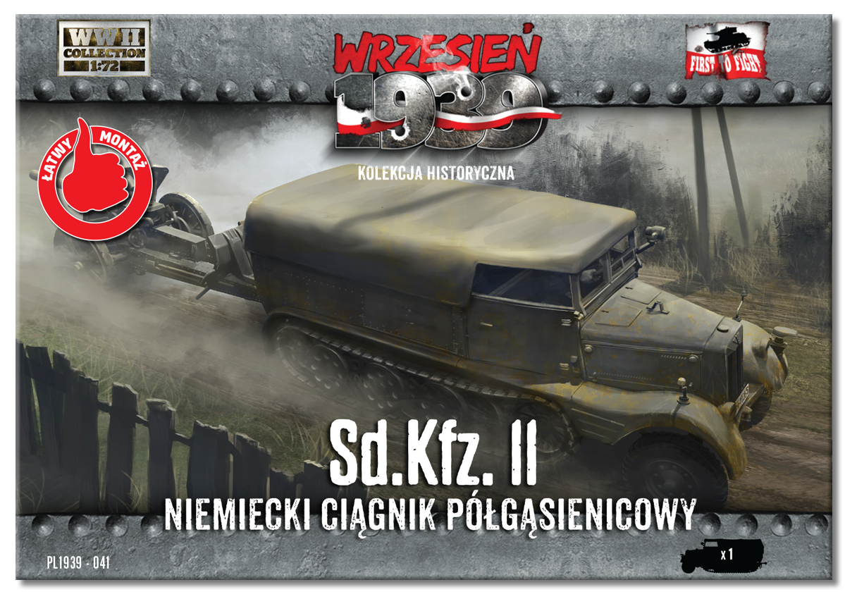 Premier à combattre PL041 Sd. Kfz. II Tracteur semi-chenillé allemand (1/72) – image 2