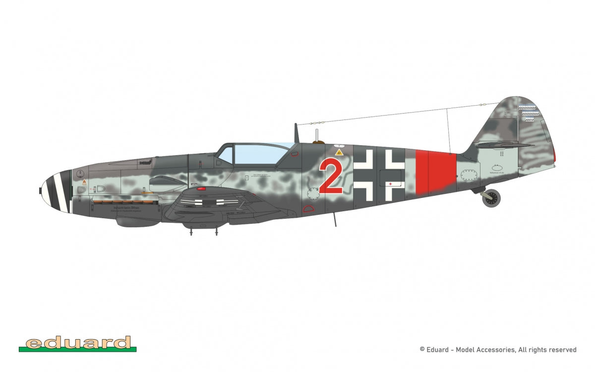 Eduard 2150 Gustav Pt.3 Duo - Bf 109G-6/AS et Bf 109G-14/AS - Édition limitée 1/72 – image 3