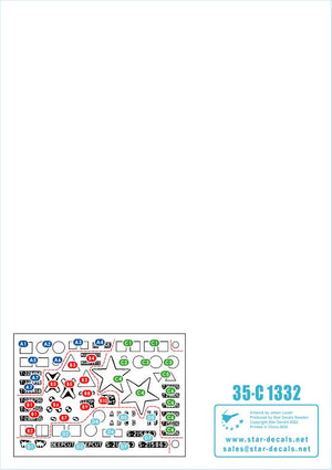 Star Decals 35-C1332 Chars en Birmanie. Sherman Mk V britannique, Sherman Mk V AOP, M3 Lee, M7 Priest HMC. Échelle 1/35 – immagine 3