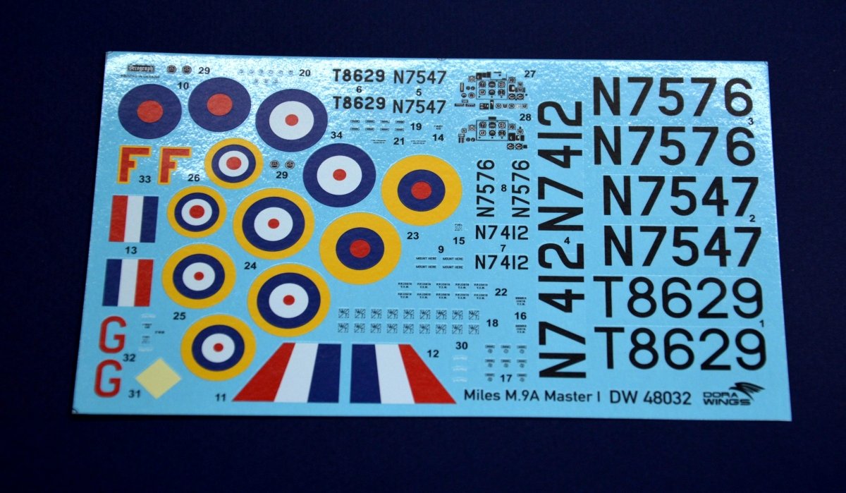 Dora Wings 48033 Miles M.9 Master 1/48 – image 3