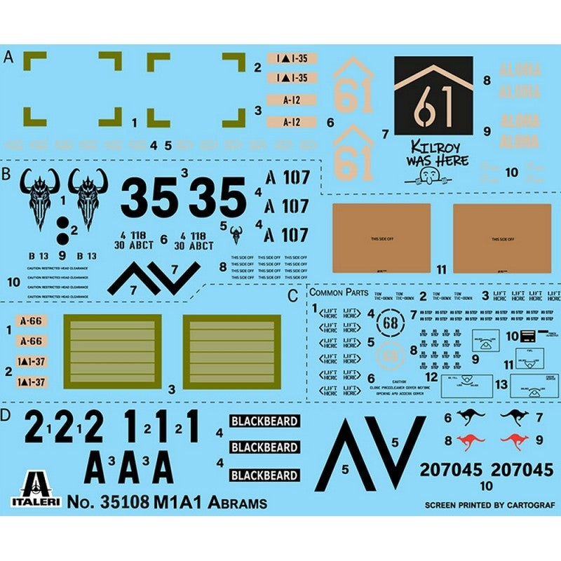 Italeri 35108 M1A1 Abrams - WAR THUNDER 1/35 – immagine 2