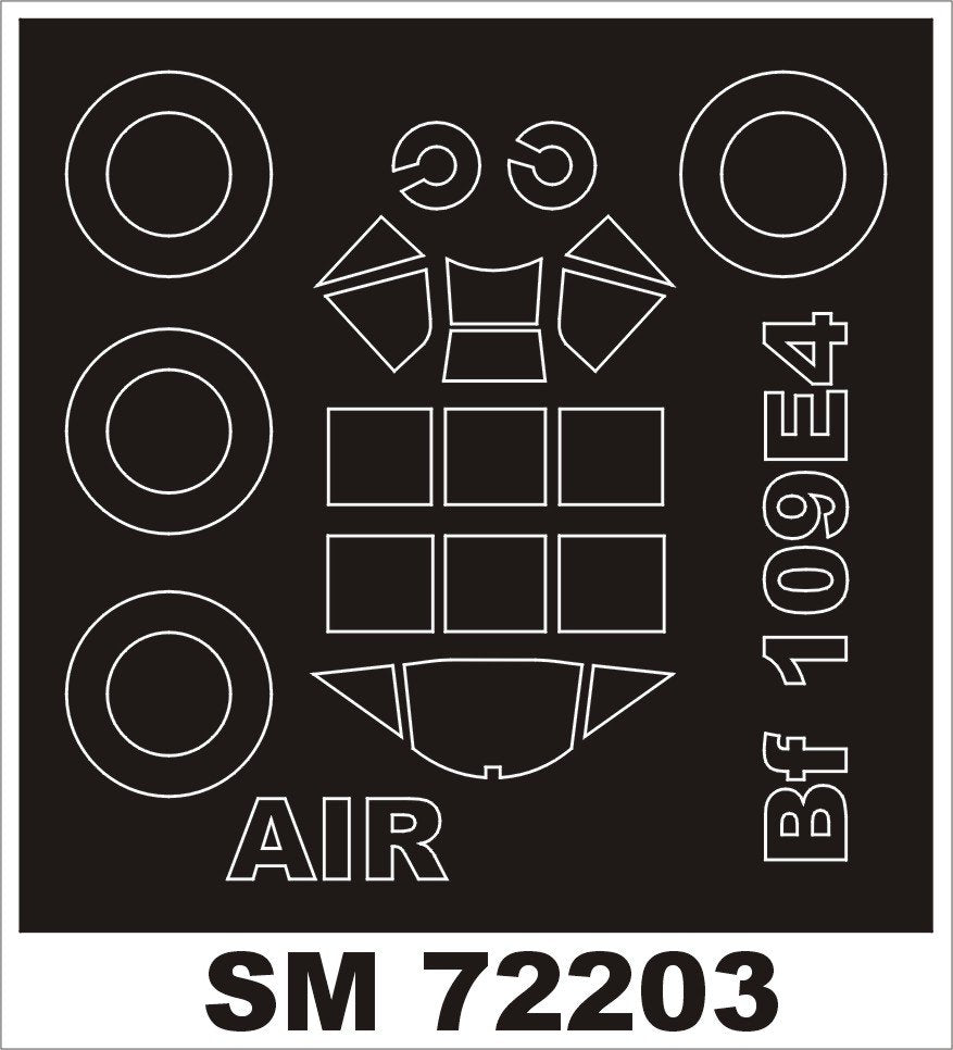 Montex SM72203 Bf 109E-4 AIRFIX 