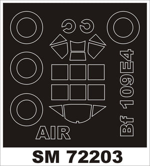 Montex SM72203 Bf 109E-4 AIRFIX