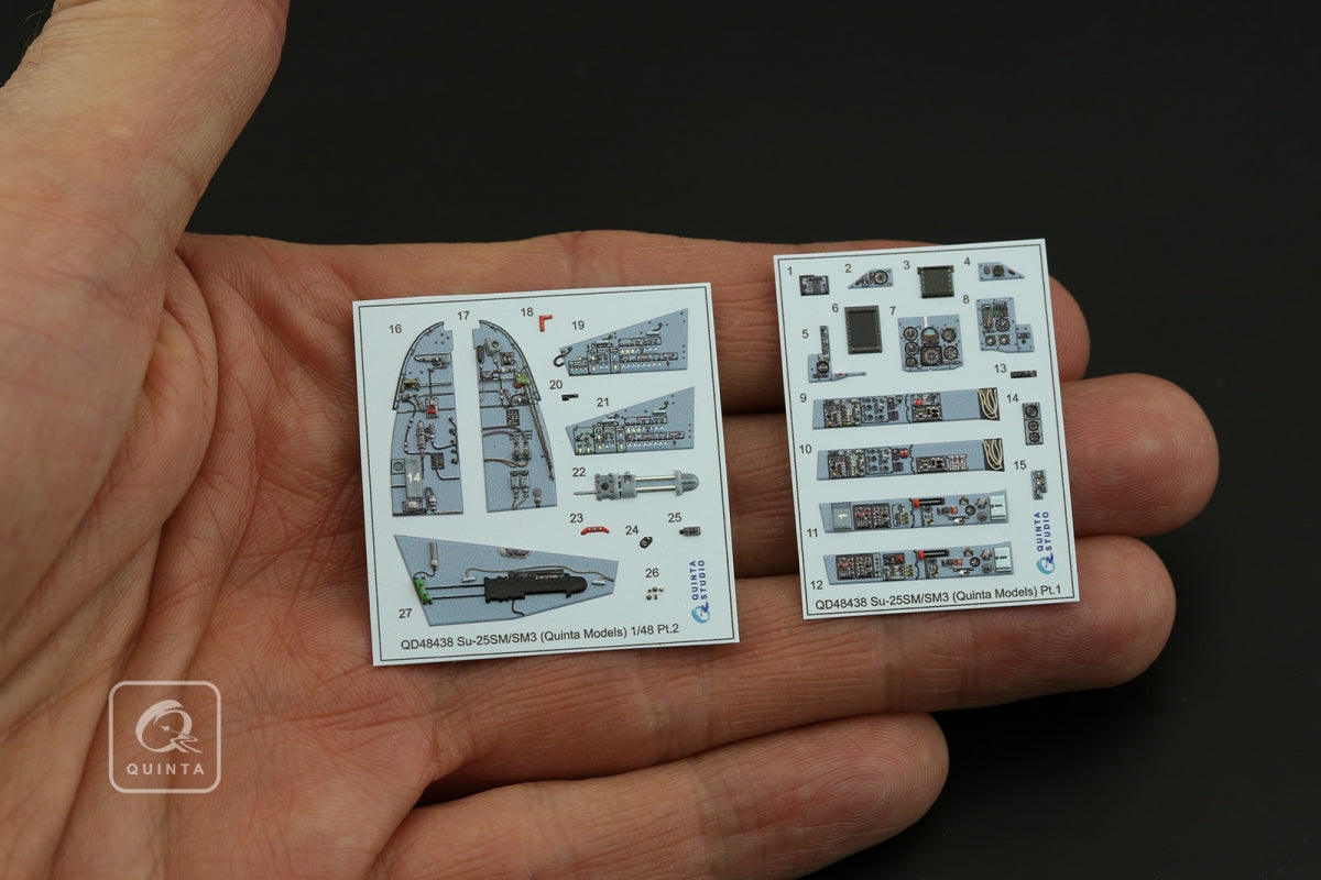 Quinta Studio QNT4001 Su-25SM/SM3 Model kit (Quinta Models) 1/48