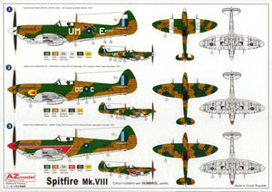AZ Modèle AZ7378 Spitfire Mk.VIII RAF (1/72)  – immagine 2