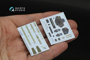 Intérieur imprimé en 3D et coloré sur papier décalcomanie (Takom) Quinta Studio QD32253 Horten Ho 229A 1/32 – Bild 3