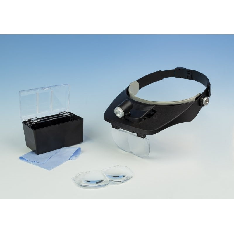 Kit de loupe frontale LED Lightcraft LC1764LED avec grossissement à deux plaques