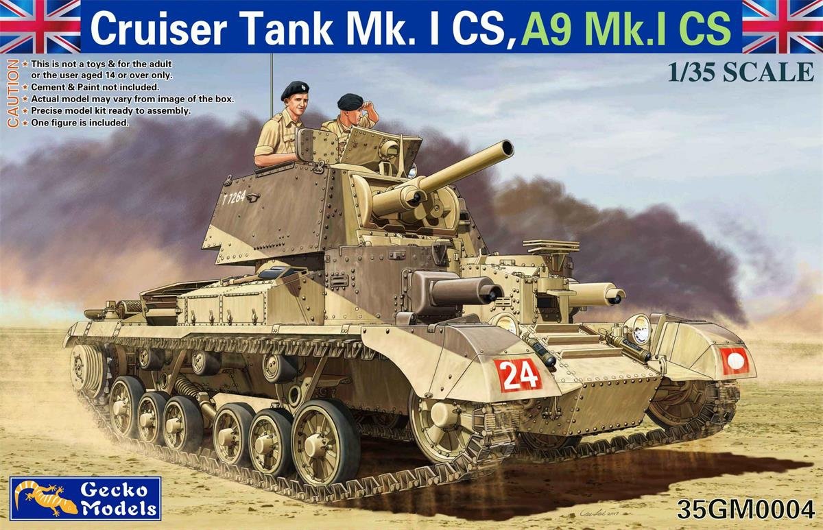 Gecko Models 35GM0004 Char de croisière Mk. I CS, A9 Mk.ICS (1/35)