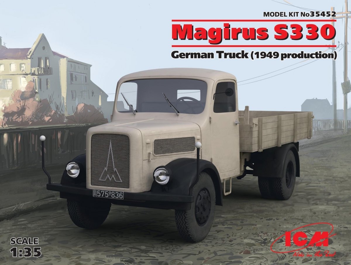 ICM 35452 Camion allemand Magirus S330 (S-3000) (production de 1949) 1/35