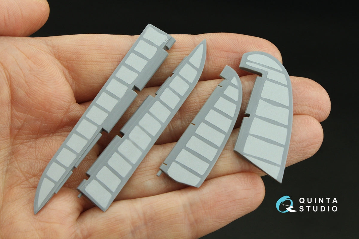 Quinta Studio QP32018 Surface de contrôle pour Macchi Mc.202 Folgore (Italeri) 1/32 – Bild 6