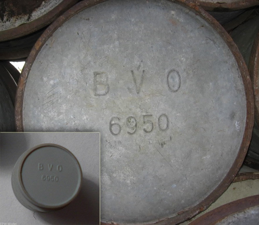 FPW Model 72210 German BVO Fuel Barrels (4 pcs.) 1/72