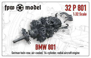 FPW Modèle 32P801 BMW 801 1/32