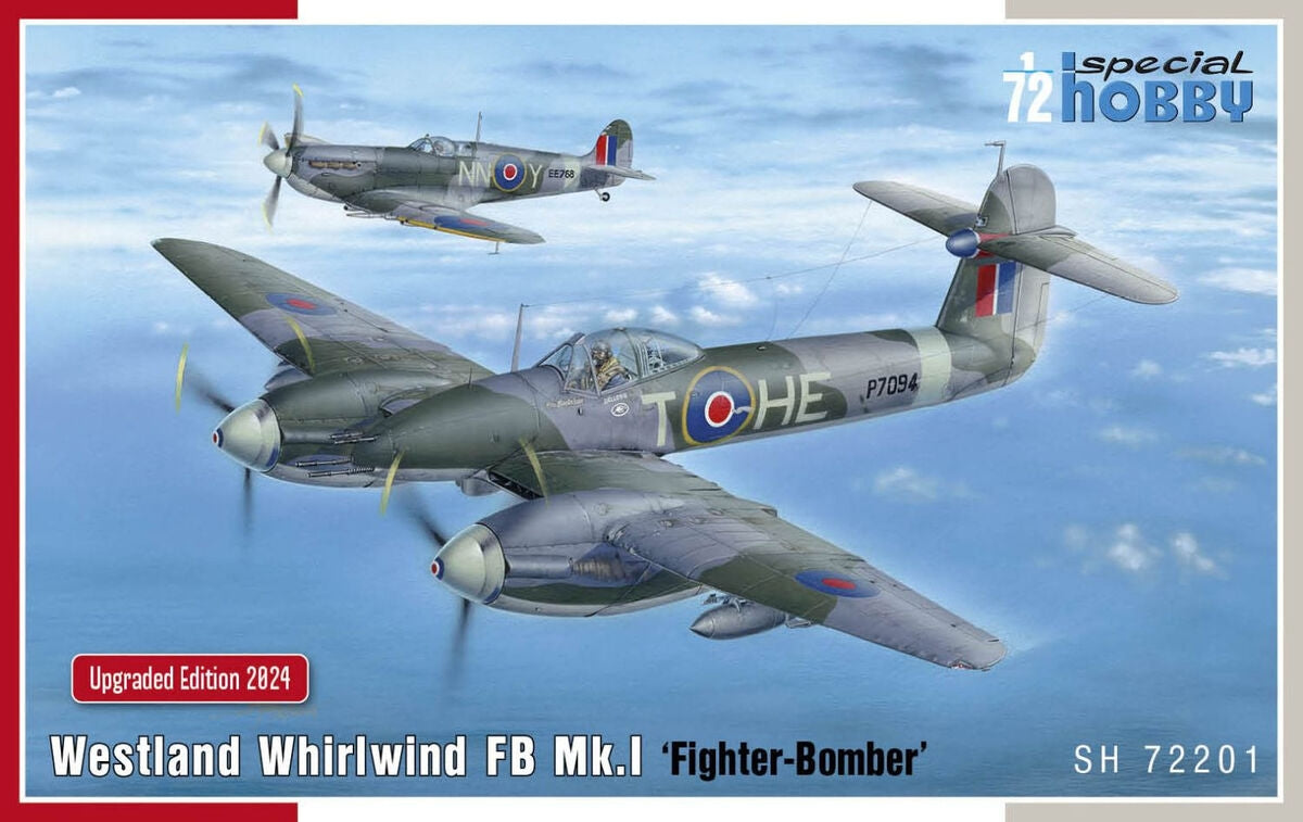 Maquette Special Hobby 72201 Westland Whirlwind FB Mk.I « Chasseur-Bombardier » au 1/72