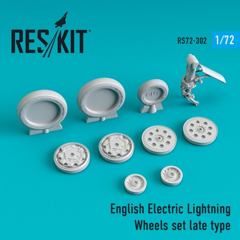 RESKIT RS72-0302 EE Lightning Wheels set type tardif 1/72
