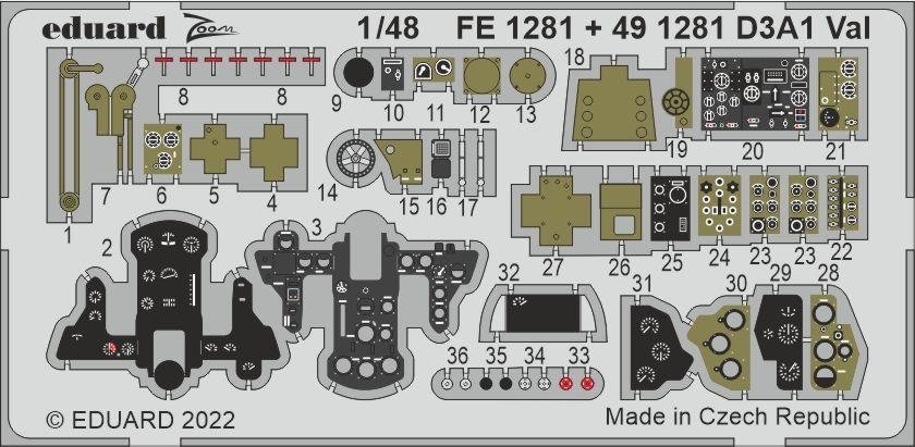 Eduard BIG49339 D3A Val HASEGAWA 1/48 – image 2