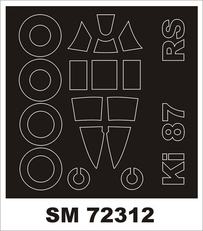 Montex SM72312 Ki-87 RS Modèle 1/72