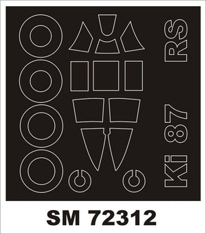 Montex SM72312 Ki-87 RS Modèle 1/72