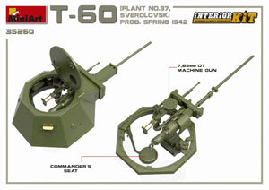 MiniArt 35260 USINE T-60 N.37, SVERDLOVSK PROD. PRINTEMPS 1942. KIT INTÉRIEUR 1/35 – immagine 16