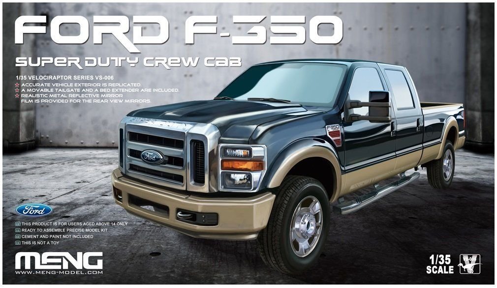 Maquette Meng VS-006 Ford F-350 Super Duty Crew Cab 1/35