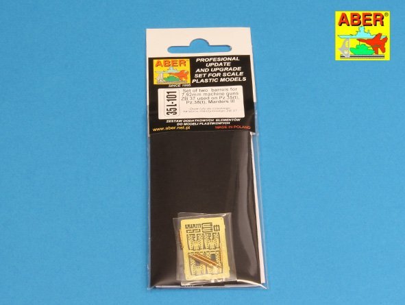 Aber 35L-101 Jeu de 2 canons pour mitrailleuses ZB 37 ​​utilisées sur les chars Pz.35/38(t) (1/35) – image 8