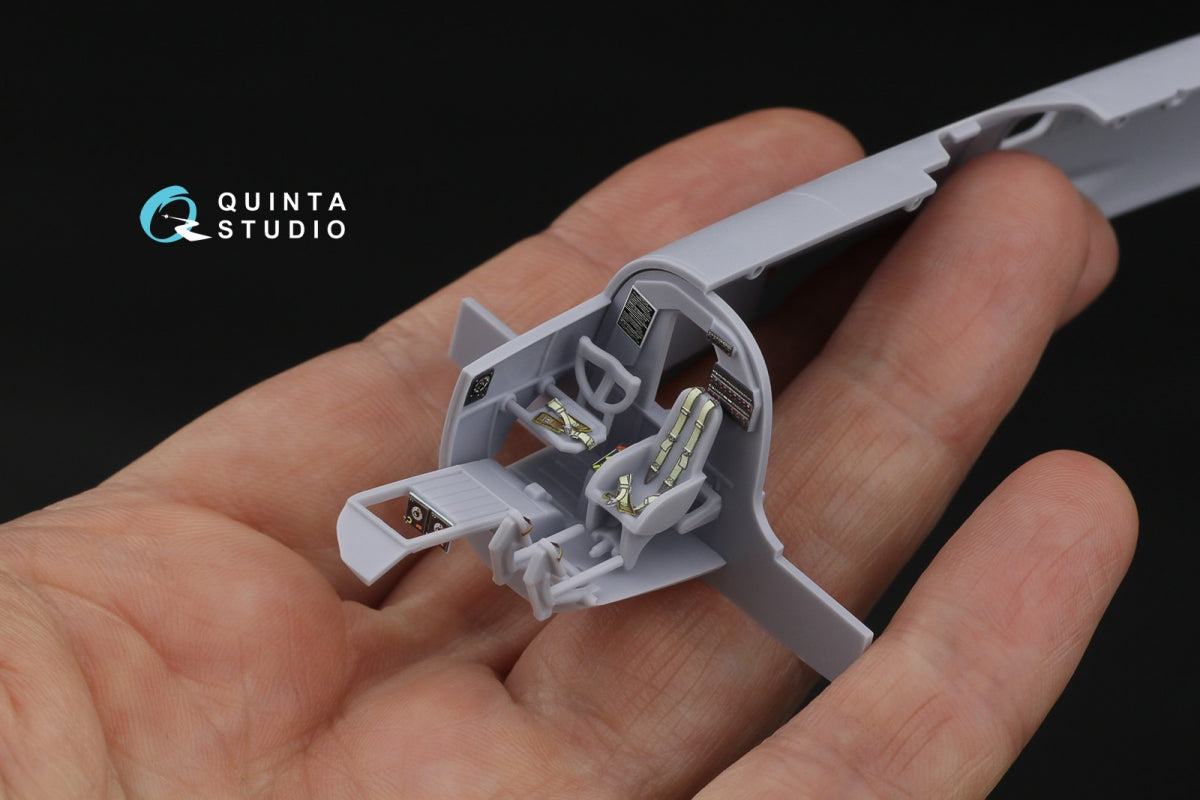Quinta Studio QD72204 He 111 P/H 3D-Printed &amp;amp; coloured Interior on decal paper (Airfix) 1/72 – zdjęcie 9