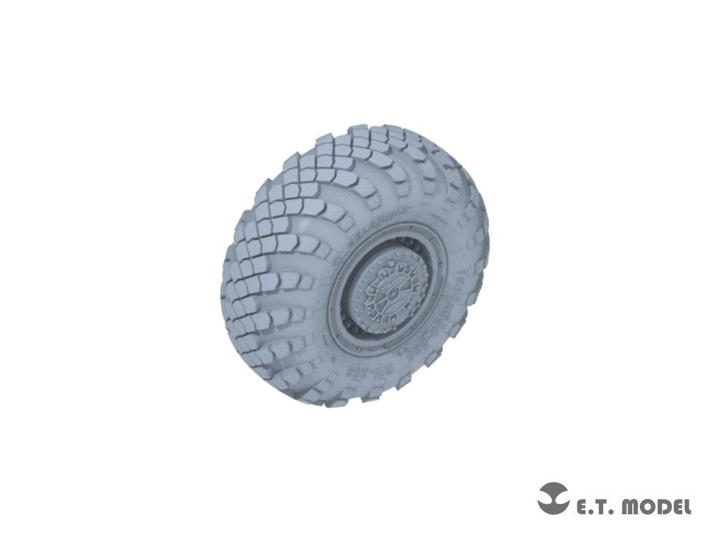 Roues affaissées pour le kit Trumpeter au 1/35 du système de missile balistique russe ET Model P35-125 « ISKANDER-M » – immagine 2