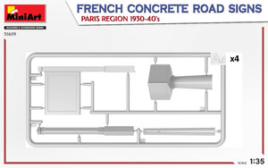 MiniArt 35659 Panneaux de signalisation routière en béton français. Région parisienne, années 1930-1940. Échelle 1/35. – Bild 5