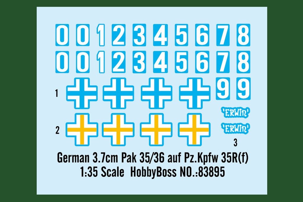 Hobby Boss 83895 allemand 3,7 cm Pak 35/36 auf Pz.Kpfw 35R(f) 1/35 – image 2