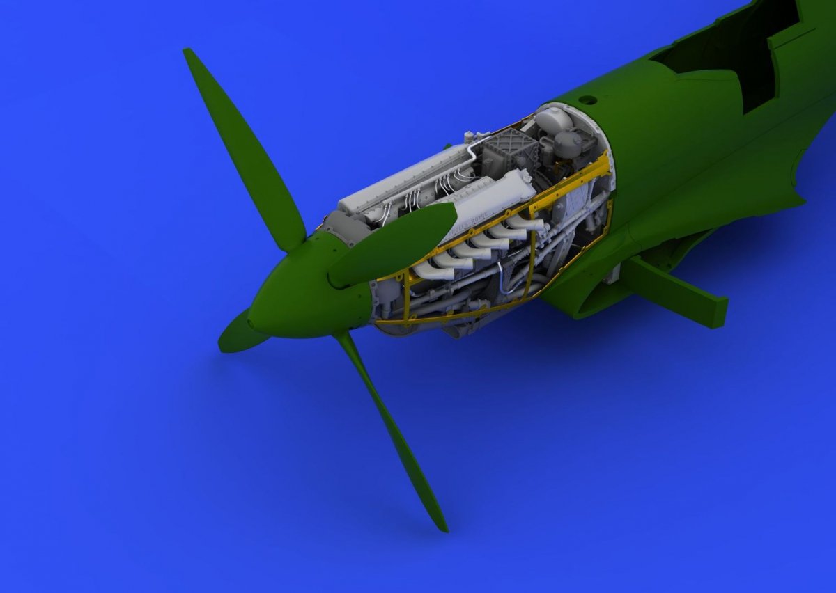 Moteur Spitfire Mk. VIII Eduard 648200 au 1/48 (EDUARD) – Bild 4