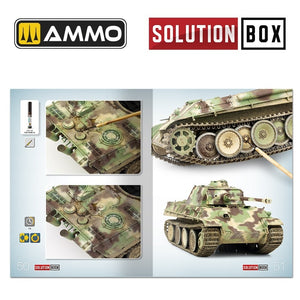 Ammo of Mig 6529 SOLUTION BOOK 23 - Comment peindre les véhicules allemands de fin de guerre de la Seconde Guerre mondiale (Livre multilingue)  – immagine 3
