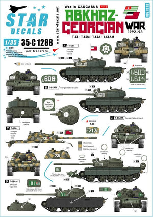 Star Decals 35-C1288 Guerre du Caucase 2 1/35