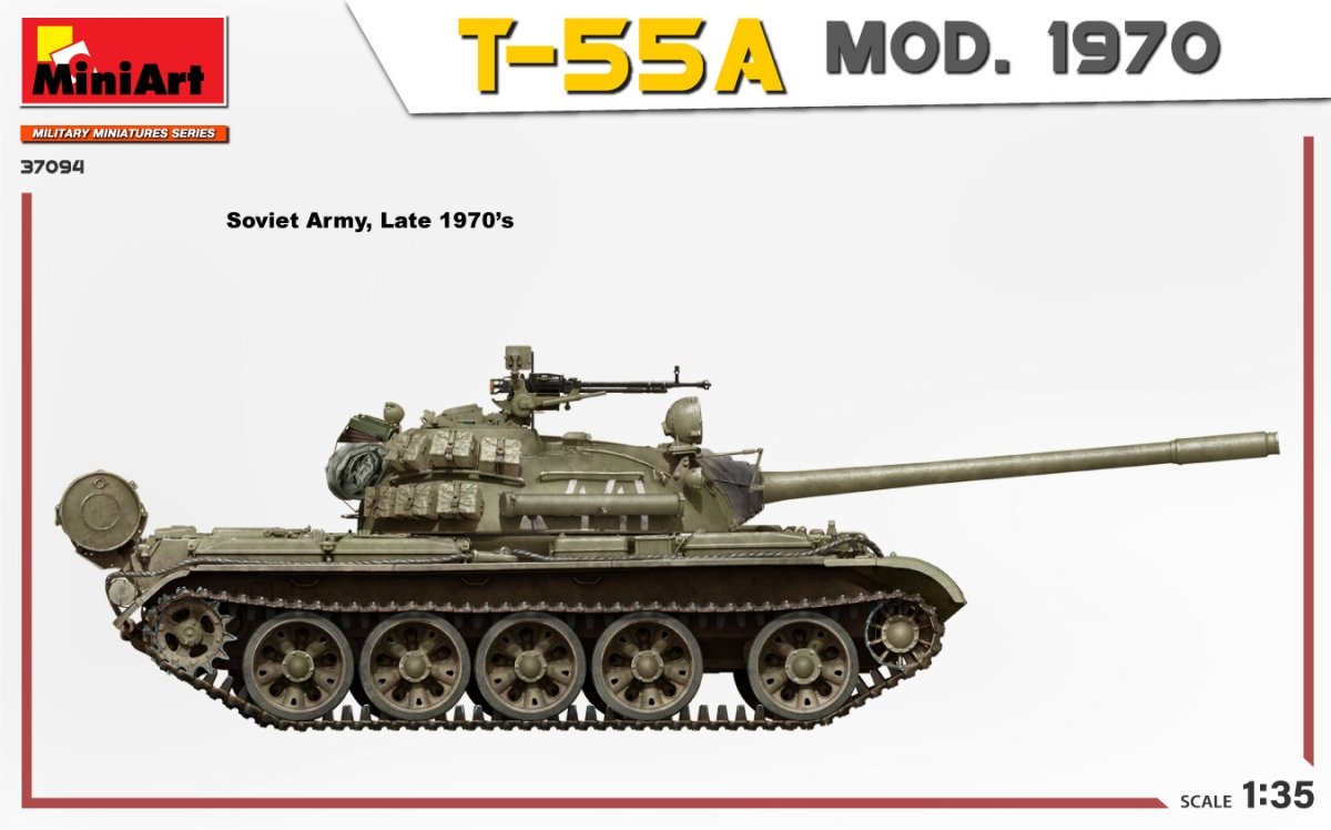 MiniArt 37094 T-55A MOD. KIT INTÉRIEUR 1970 1/35  – image 2