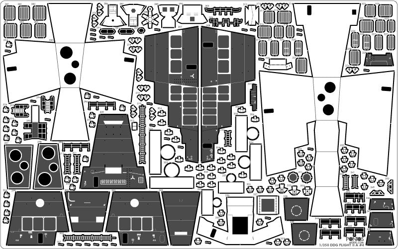 Pontos 35028F1 USS DDG-92 Momsen Flight IIa Kit de détails au 1/350 – image 22