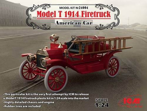 Camion de pompiers ICM 24004 Modèle T 1914, échelle 1/24