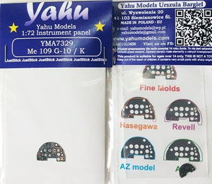 Yahu YMA7329 Me-109G-10 &amp;amp; K AZ Maquette / Fine Molds / Hasegawa 1/72