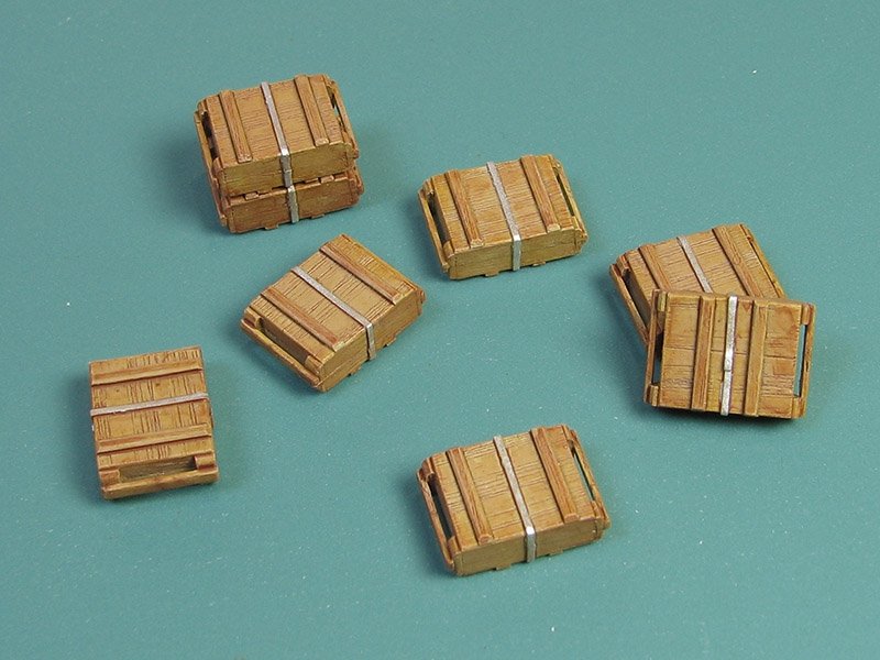 Caisses de munitions russes modernes Eureka XXL E-036 Type II pour munitions de 7,62 mm (pour AK-47 Kalachnikov) 1/35 – image 4