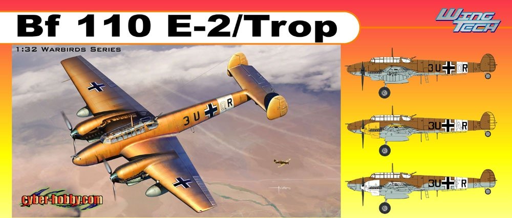Cyber ​​​​Hobby 3209 Bf 110 E-2 Trop (1/32)