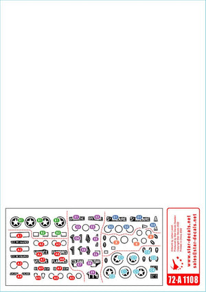 Star Decals 72-A1108 FFI #1 Chars allemands capturés. Résistance française - Forces Françaises de l&amp;#39;Intérieur 1/72 – image 2
