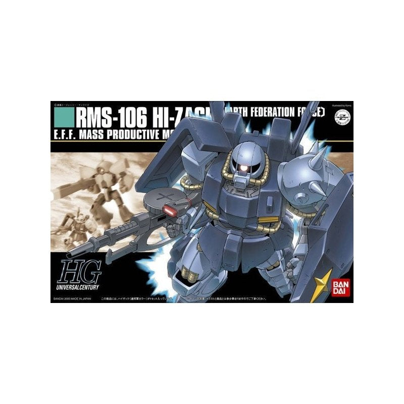 Bandai 60659 HGUC RMS-106 HI-ZACK (FORCE DE LA FÉDÉRATION TERRESTRE) GUN60659 1/144