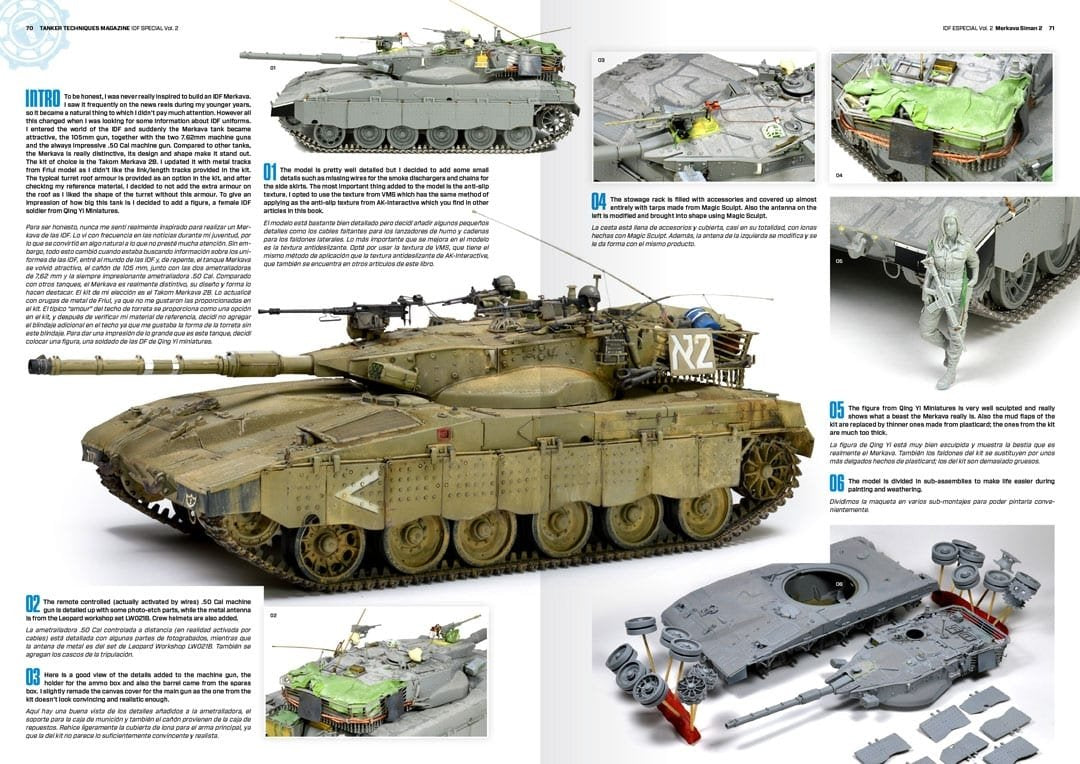 AK Interactive AK4845 TANKER SPECIAL IDF 02 – imagen 4