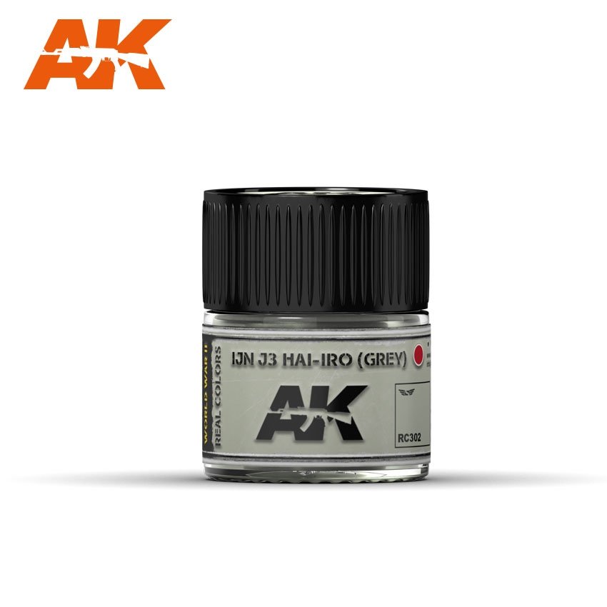 AK Interactive RC302 IJN J3 HAI-IRO (GRIS) 10ML