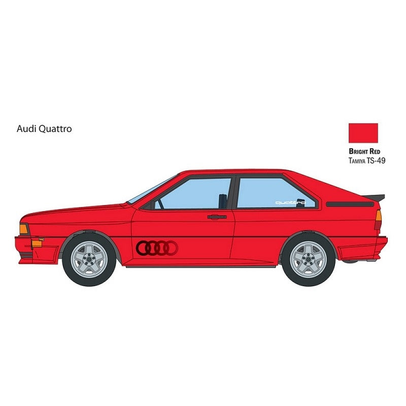 Italeri 3671 AUDI QUATTRO 1/24 – imagen 2
