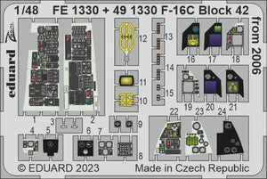 Eduard 491330 F-16C Block 42 de 2006 KINETIC MODEL 1/48