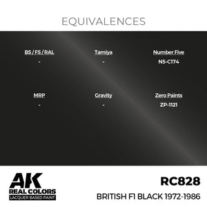 AK Interactive RC828 British F1 Noir 1972-1986 17 ml – image 3