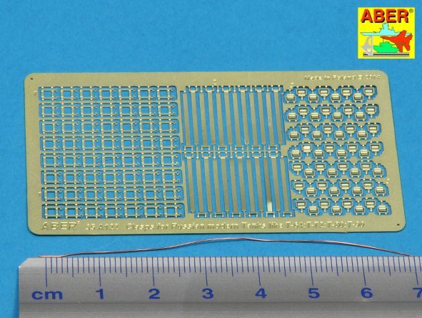 Aber 35A122 Attaches pour chars russes modernes comme le T-64;T-72;T-80;T-90 (1/35) – imagen 2