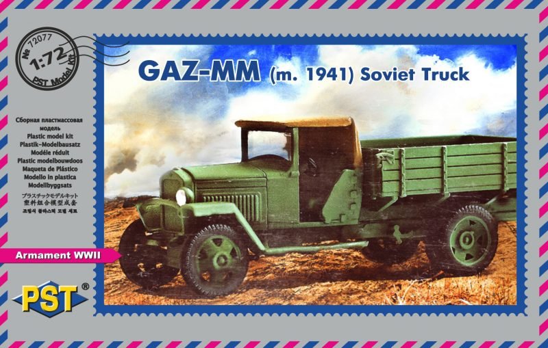PST 72077 GAZ-MM (m. 1941) Chenille soviétique 1/72
