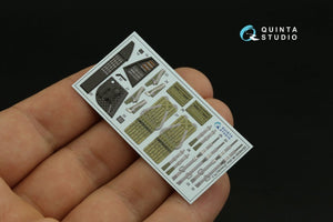 Intérieur imprimé en 3D et coloré sur papier décalcomanie Quinta Studio QD48295 Mi-35M (Zvezda) 1/48 – image 10