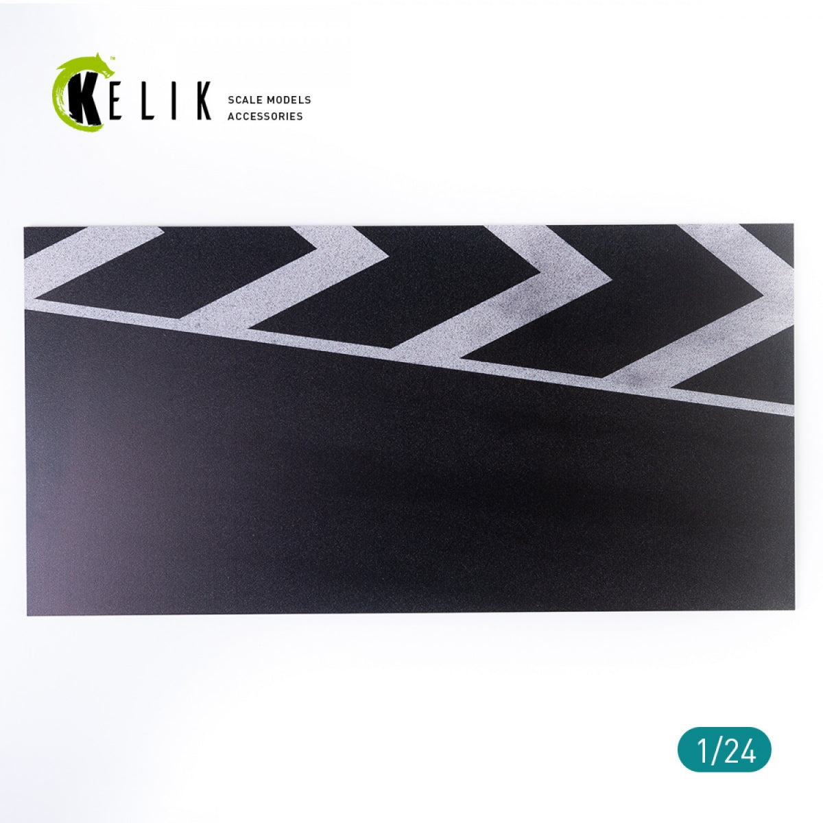 KELIK KS24001 SOCLE DE CIRCUIT ROUTE EN ASPHALTE - ACRYLIQUE 3 MM (180 X 357 MM) 1/24 – image 2